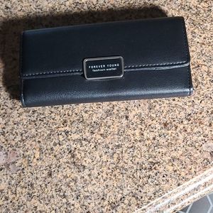 Forever Young black wallet